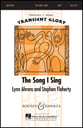 Song I Sing SATB choral sheet music cover